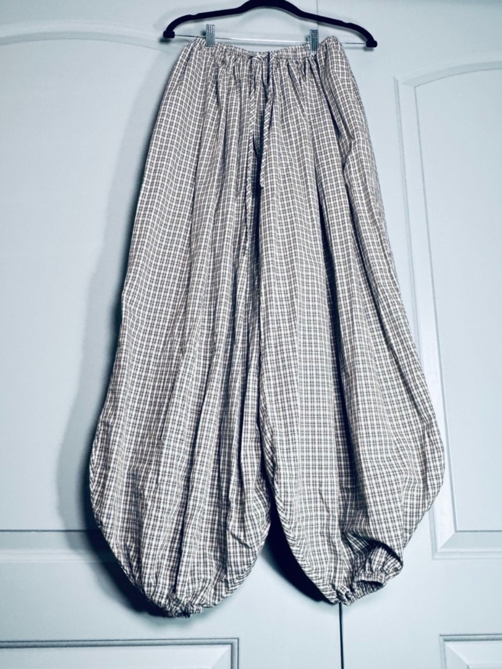 Daisy Street ballon wide legs Plaid pants SZ S